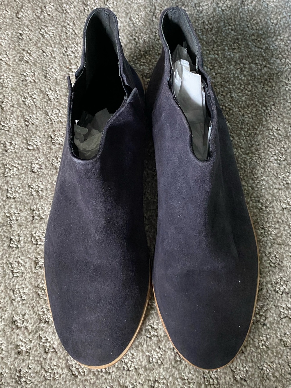 TKEES Men's Chukka Boots in Dark Grey Suede